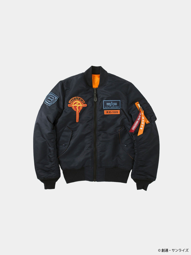 STRICT-G GUNDAM X ALPHA X HATHAWAY NOA MA-1 BOMBER JACKET 1
