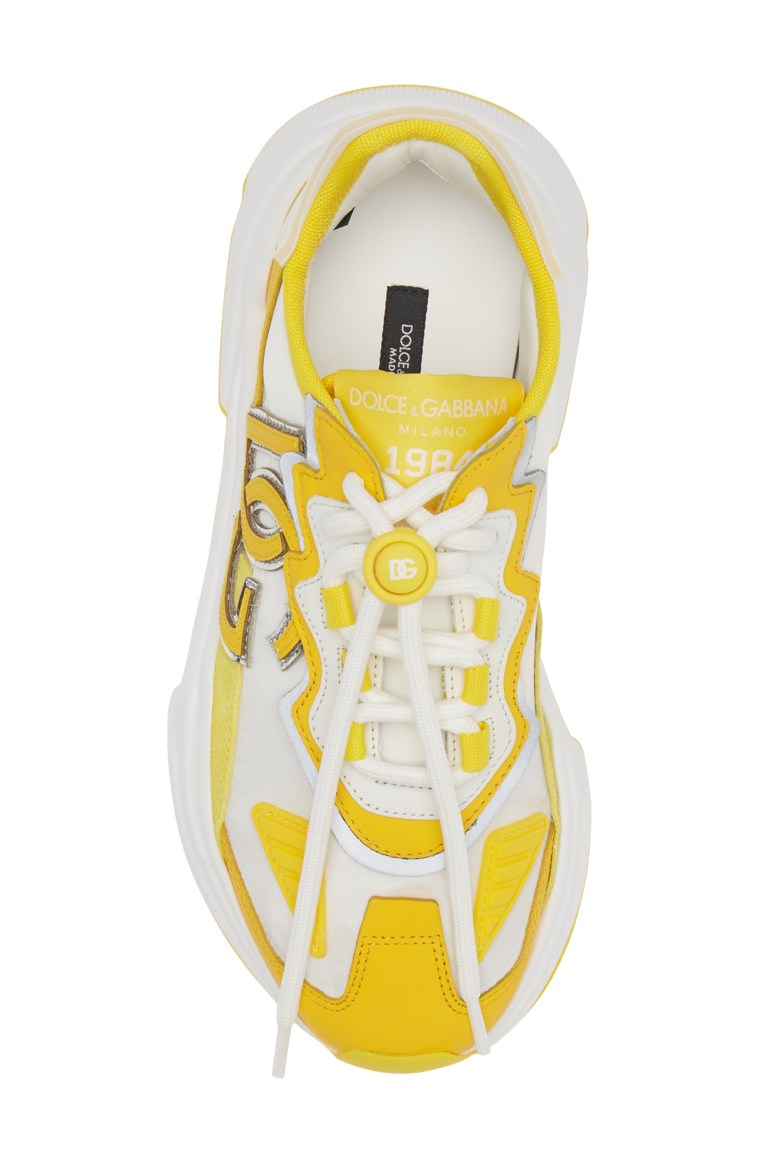 Dolce&Gabbana Daymaster Sneaker in Yellow/White at Nordstrom - 5