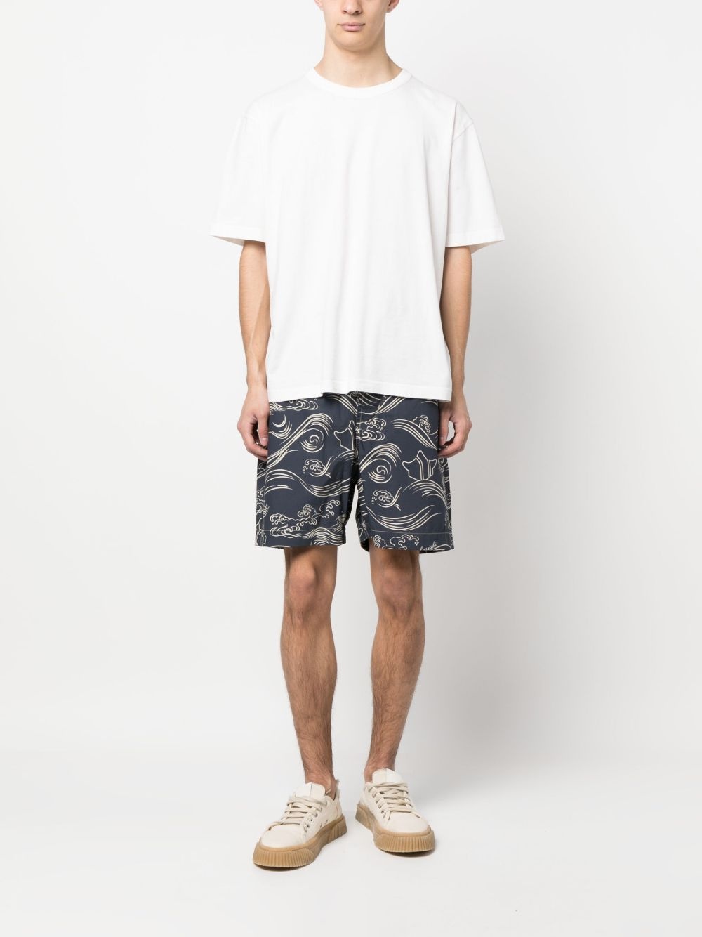 Songkran graphic-print shorts - 2