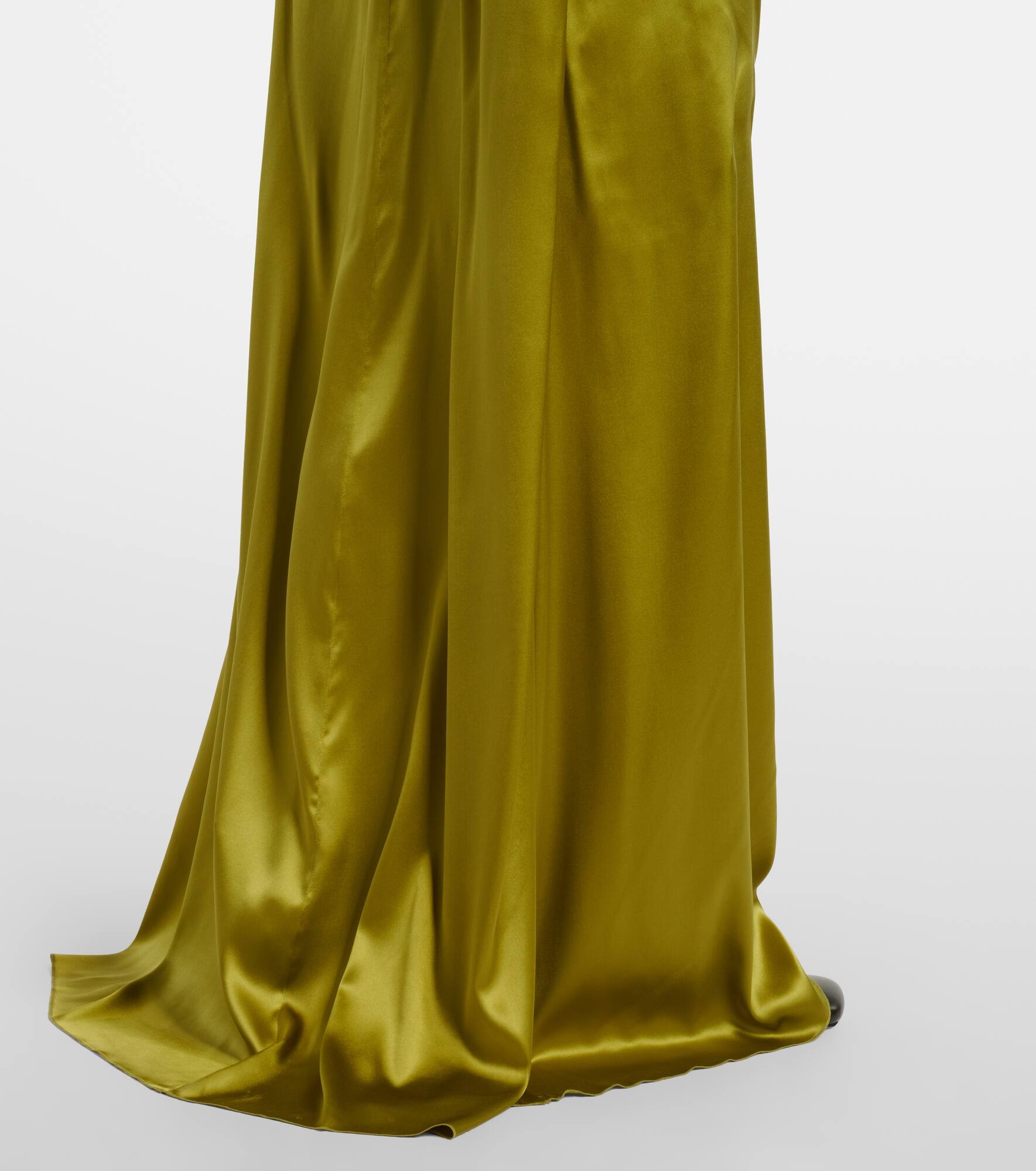 Silk-blend satin gown - 5