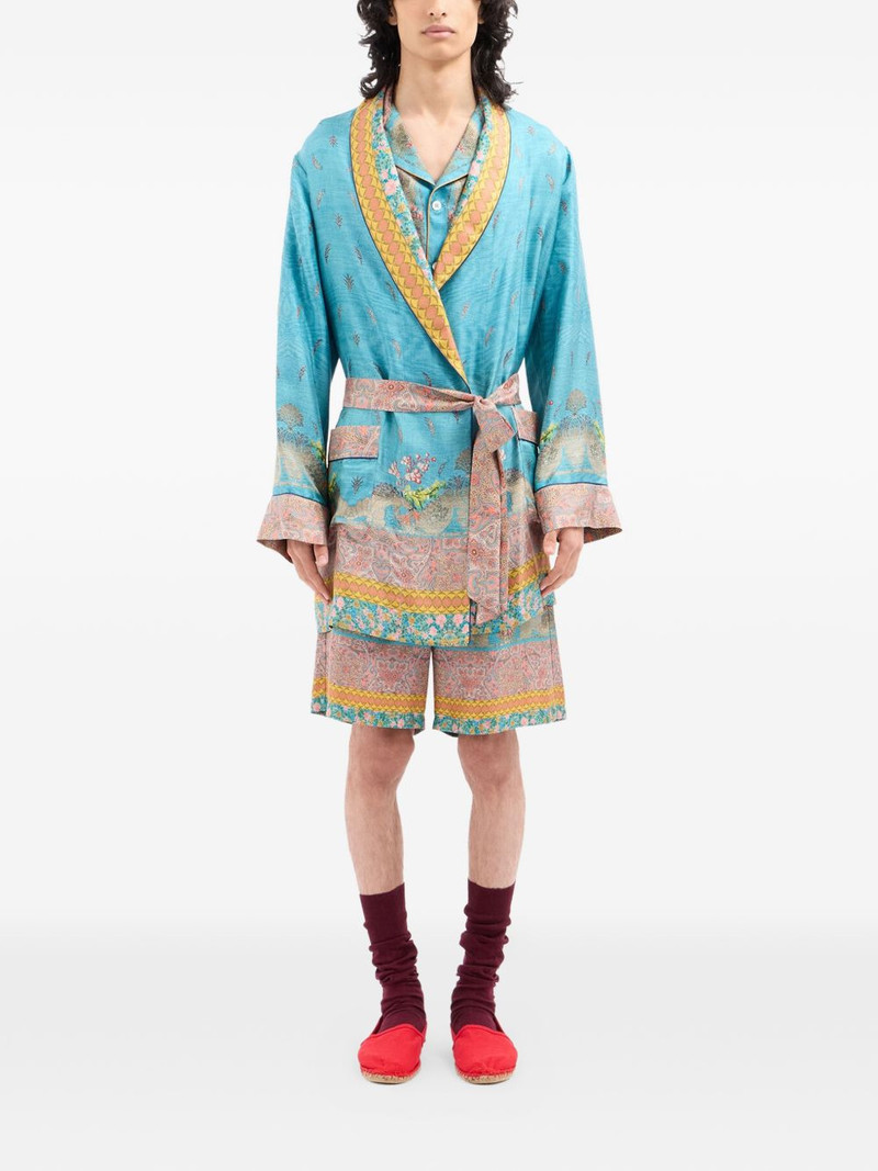 Aloe paisley-print coat 3