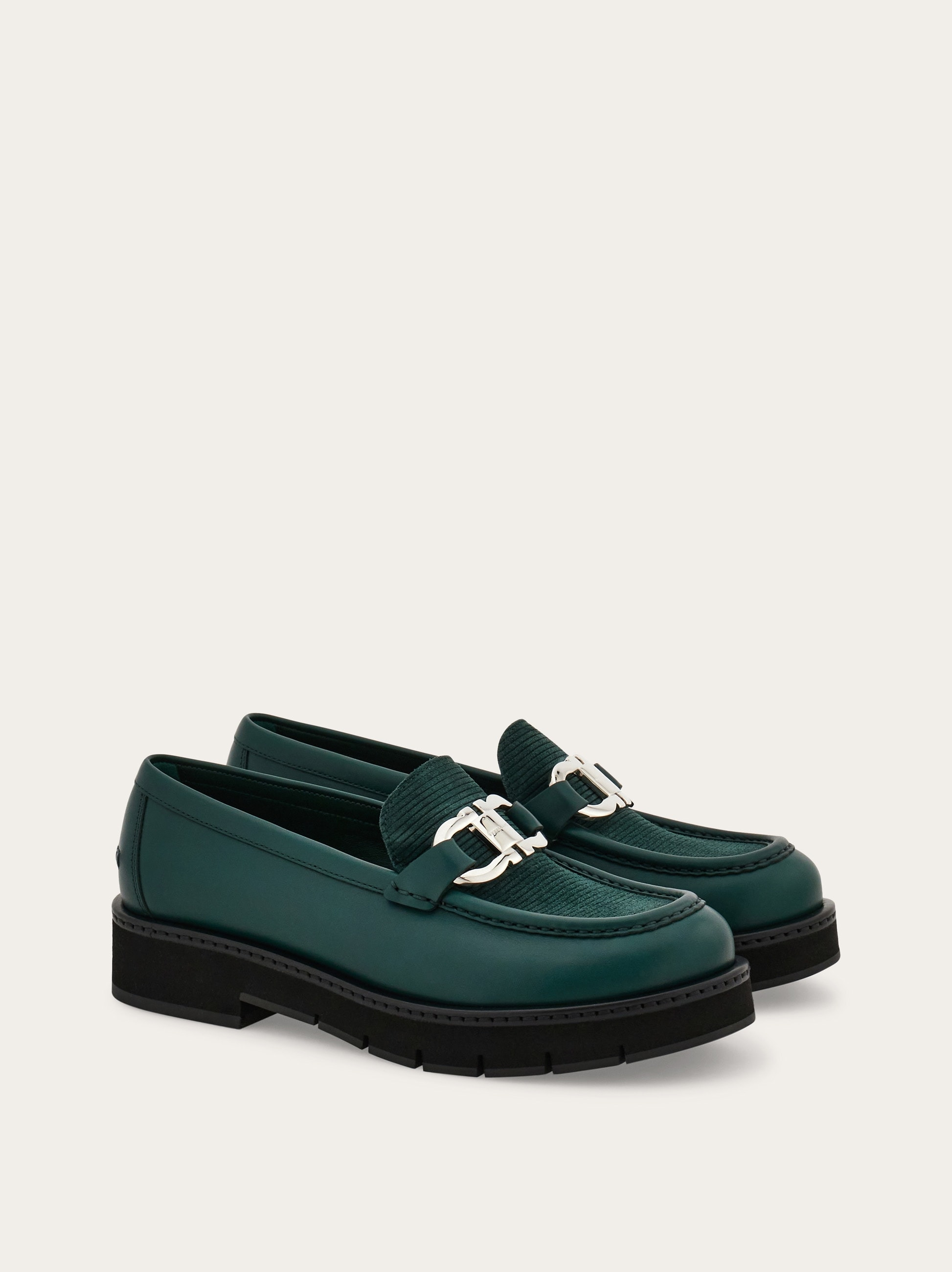 Loafer with Gancini ornament - 2