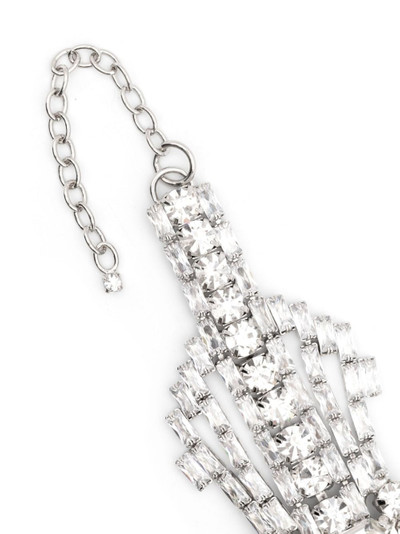 ALEXANDRE VAUTHIER Bow Tie rhinestone-embellished bracelet outlook