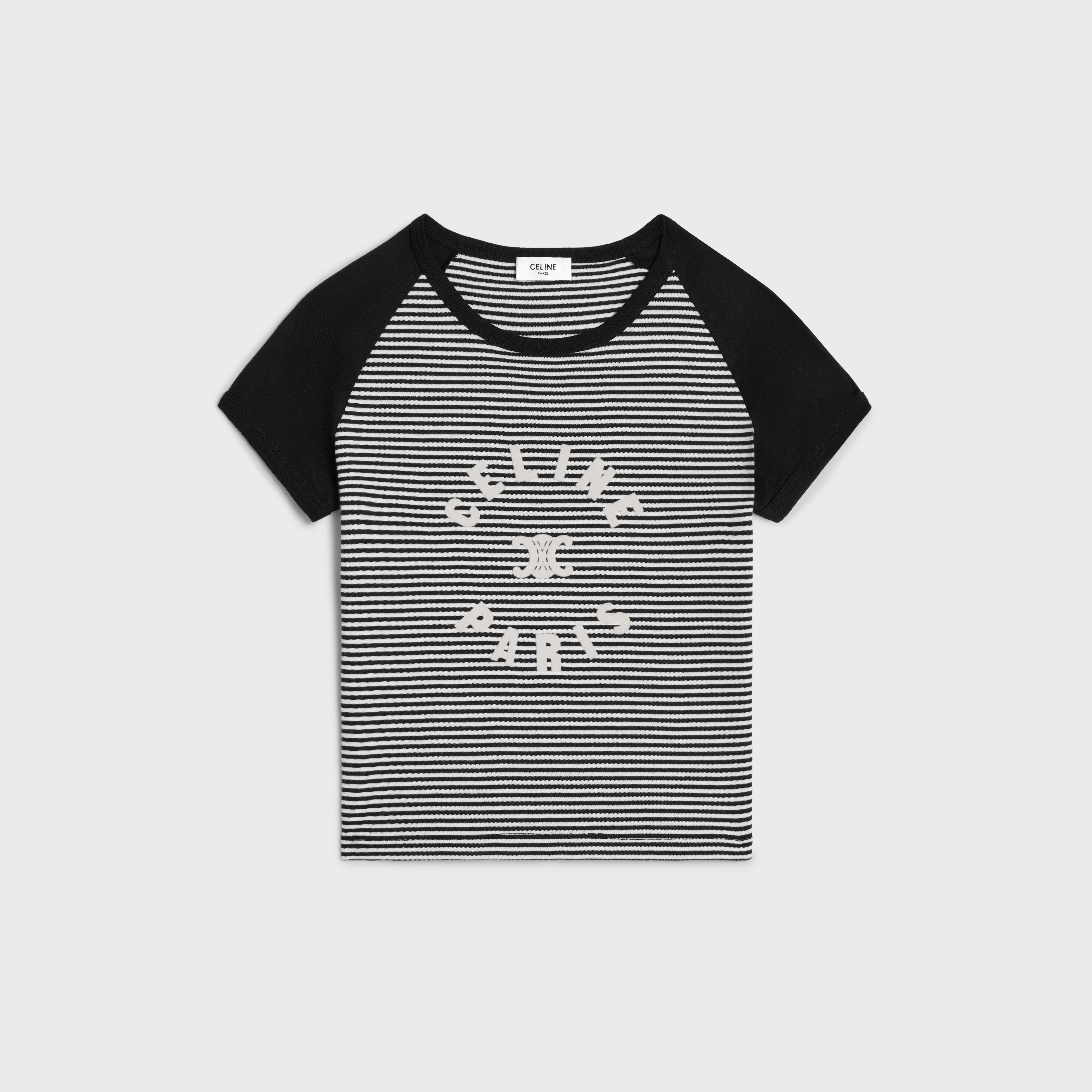 Celine Triomphe t-shirt in cotton jersey - 1