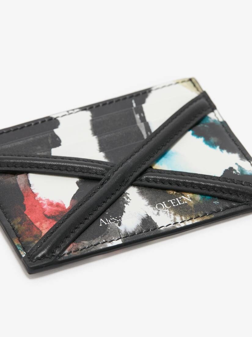 Men's Watercolour Graffiti The Harness Card Holder in Multicolour - 4