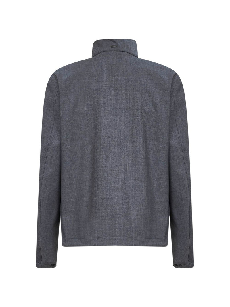Herno zip-up stand-collar jacket outlook