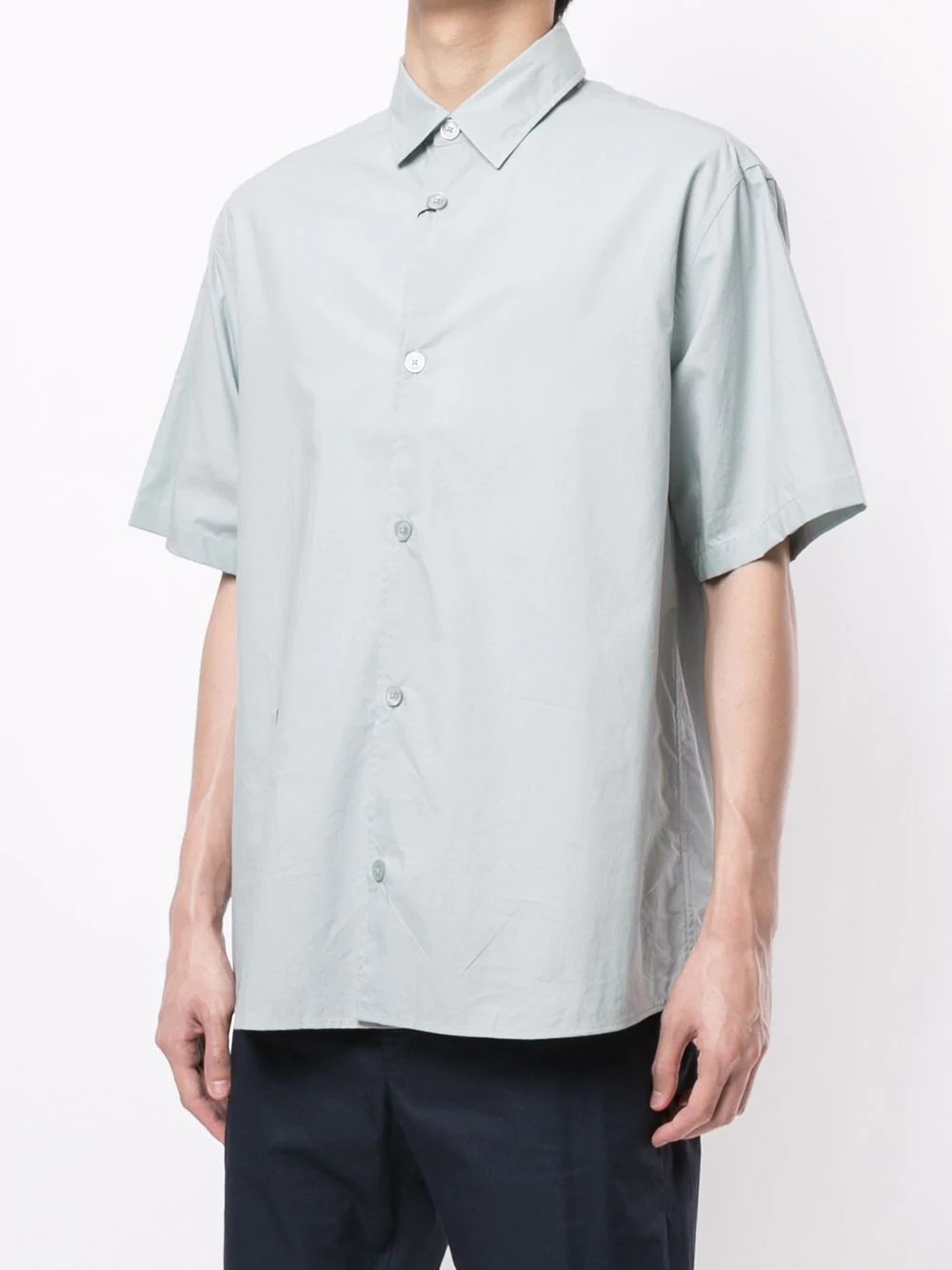 short-sleeved button-up shirt - 3