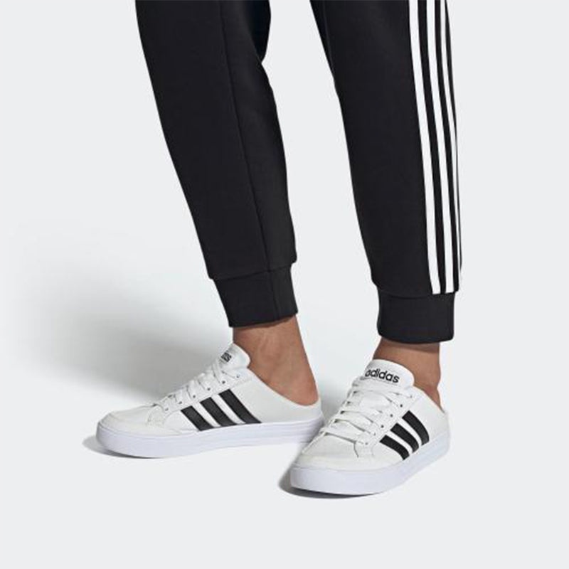 adidas VS Set Mule 'White Black' FX4849 - 7