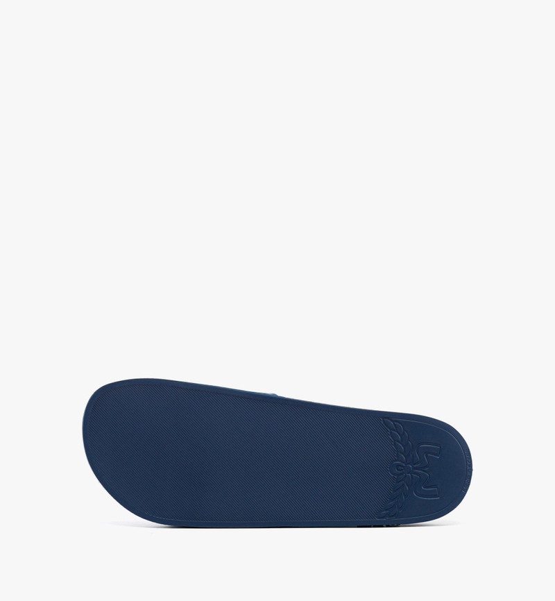 Monogram Print Rubber Slides 4