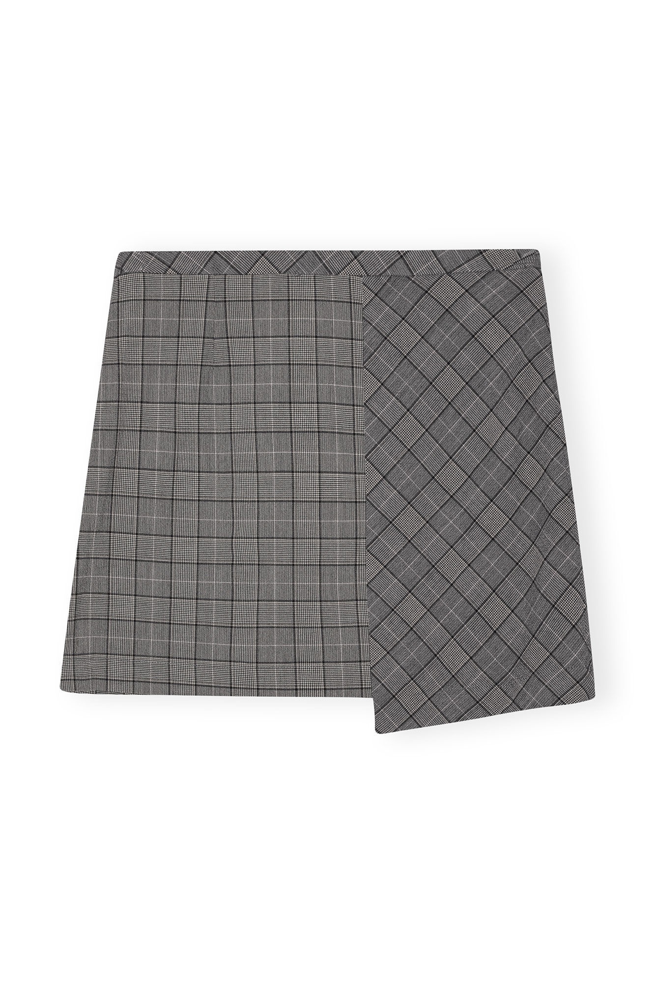 CHECKERED MINI SKIRT - 6