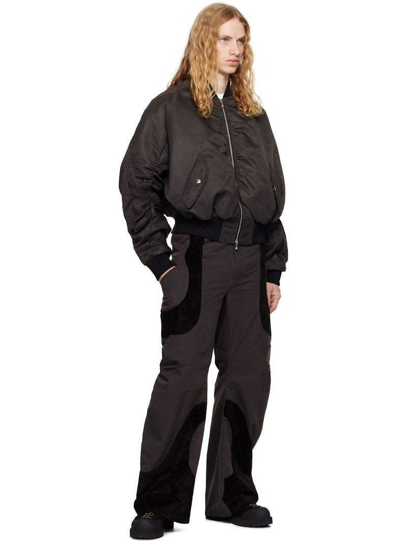 cmmawear Brown Articulated Dart Trousers outlook