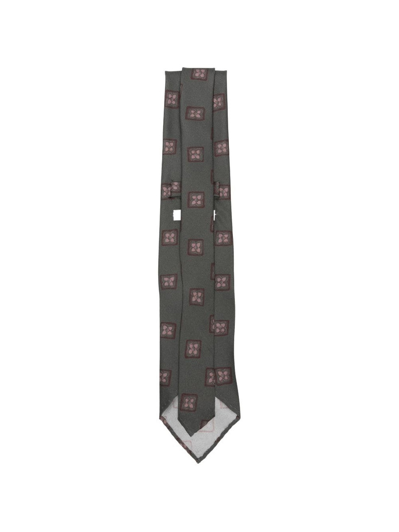 LARDINI patterned tie outlook