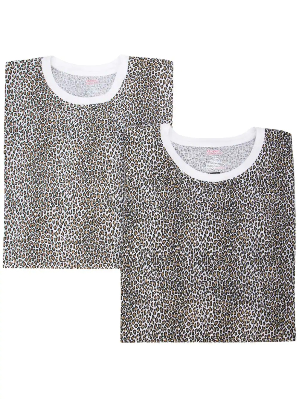 leopard print T-shirt - 1