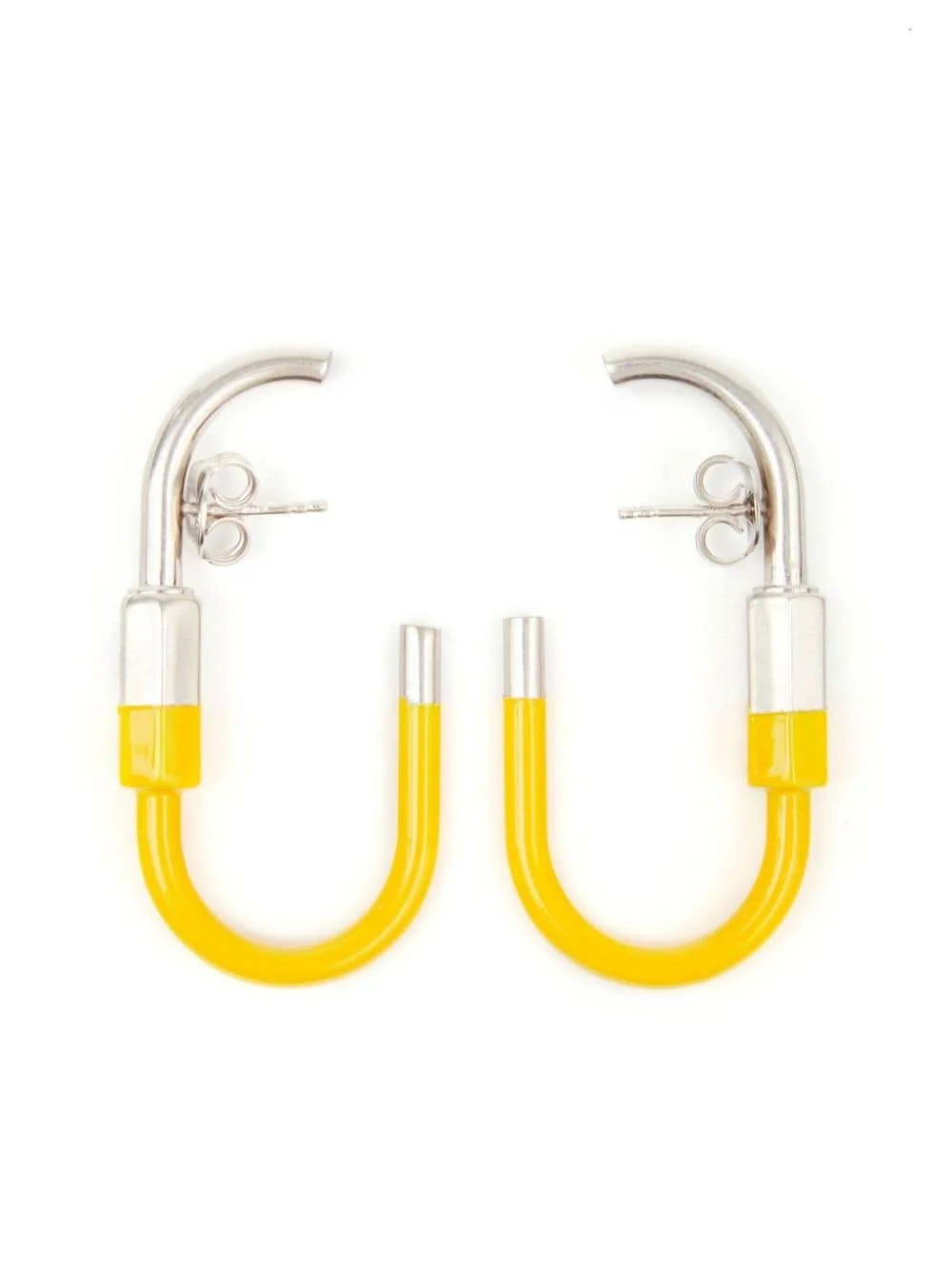 Carabiner hoop earrings - 1