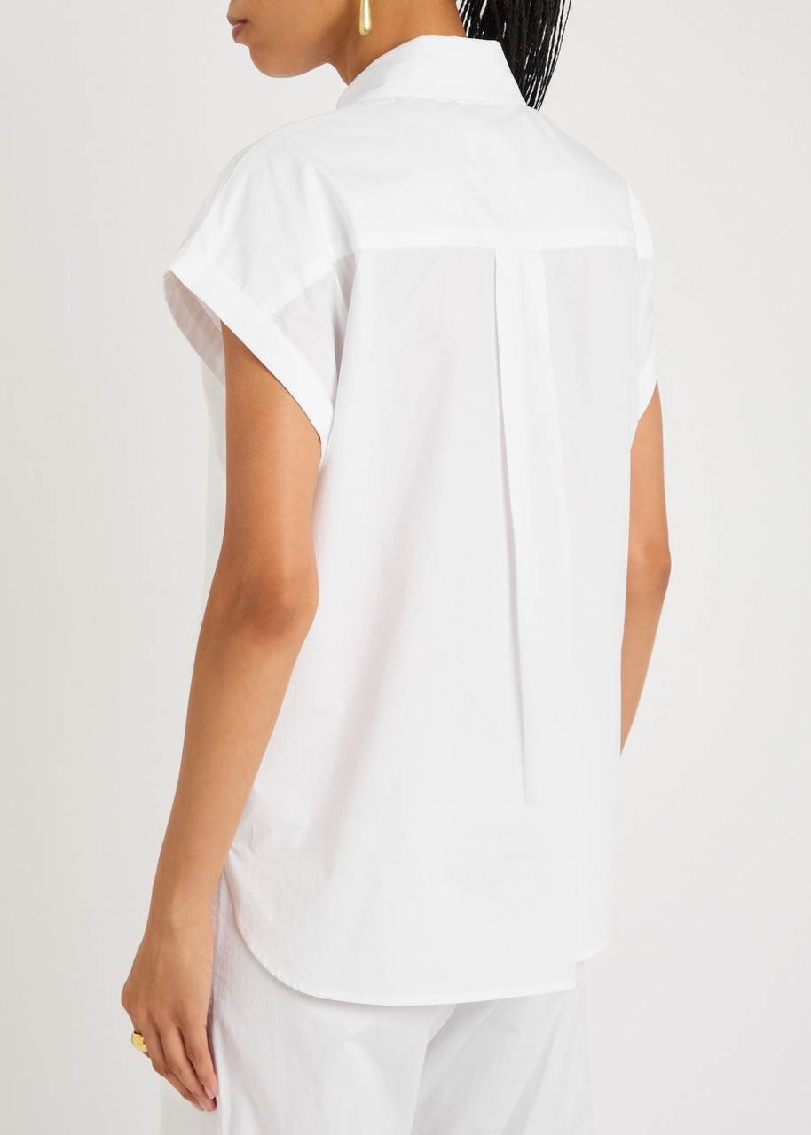 Matteau Relaxed Sleeveless Cotton-poplin Shirt - 3