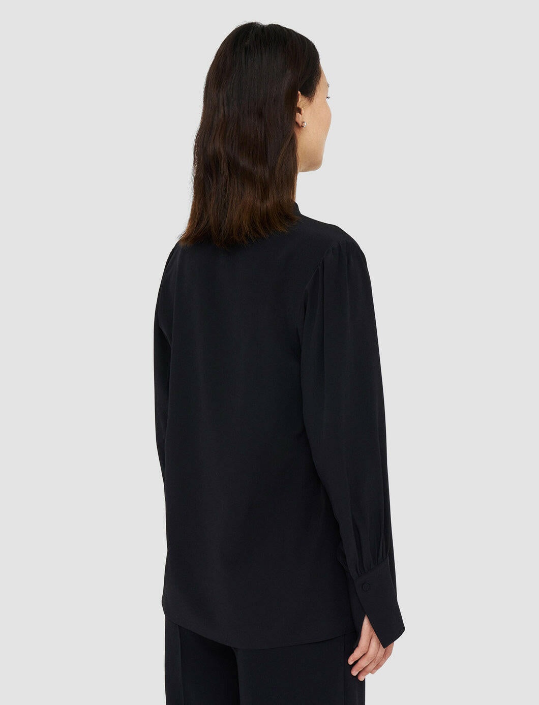 SILK CREPE DE CHINE BUCI BLOUSE - 3