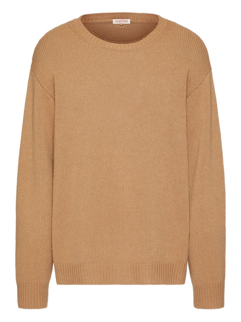 stud-embellished cashmere jumper - 1