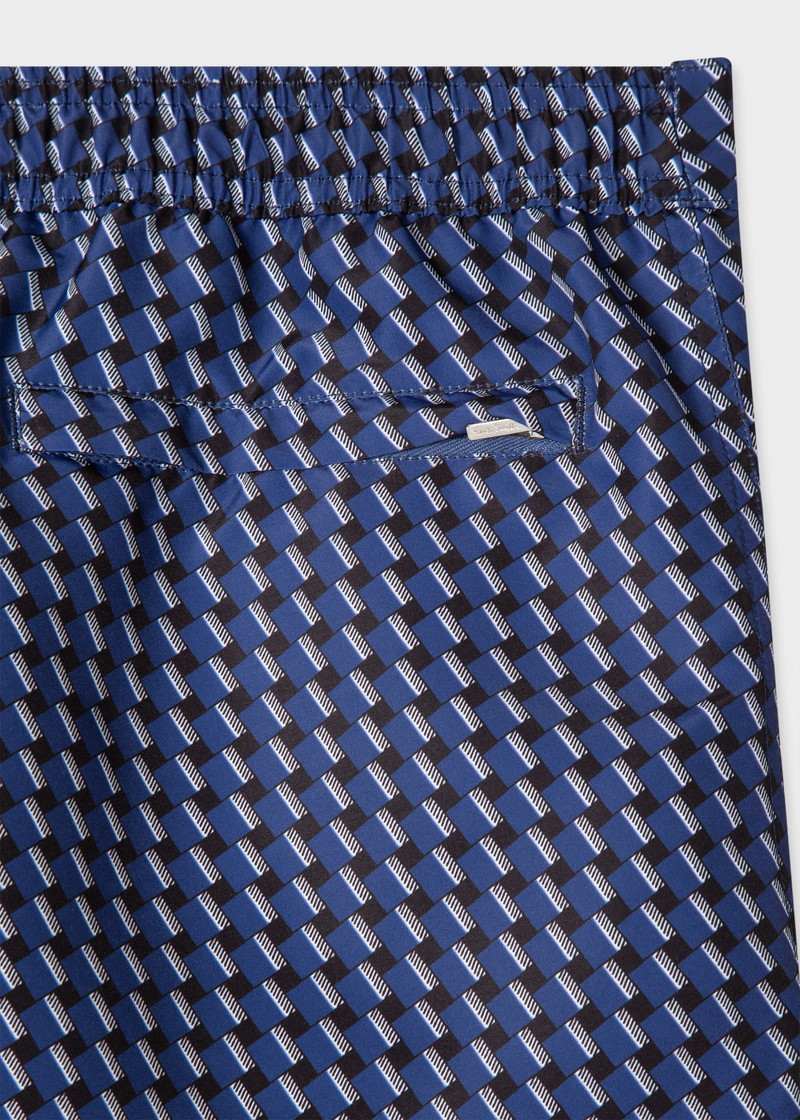 'Cube Geo' Print Swim Shorts 5