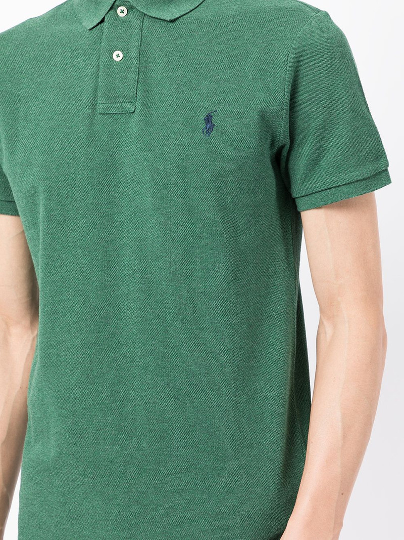 embroidered-motif polo shirt 5