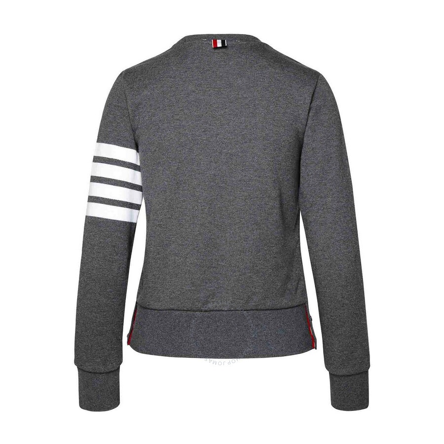 Thom Browne Four-Bar Stripe Cotton Sweatshirt - 5