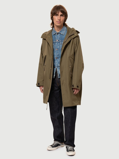 Nudie Jeans Christian Parka Faded Green outlook