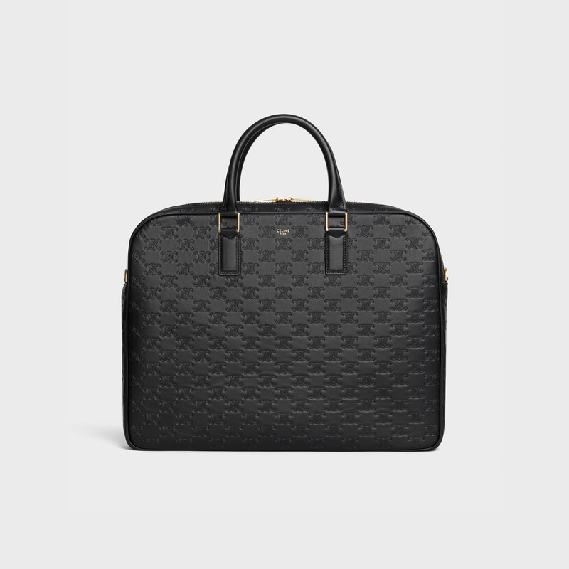 MEDIUM BRIEFCASE  IN  TRIOMPHE EMBOSSED CALFSKIN 1