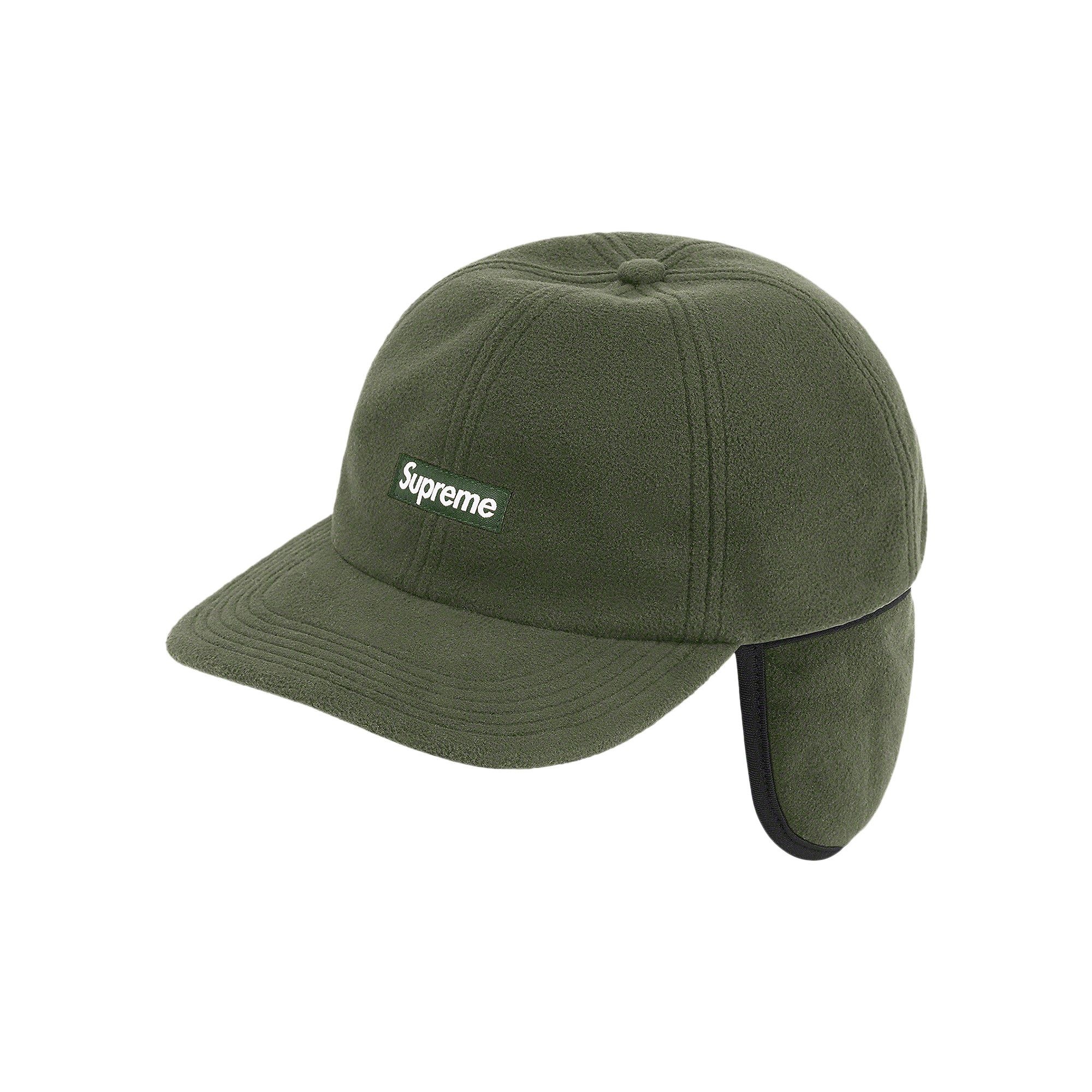 Supreme x WINDSTOPPER Small Box Earflap 6-Panel 'Olive' - 1