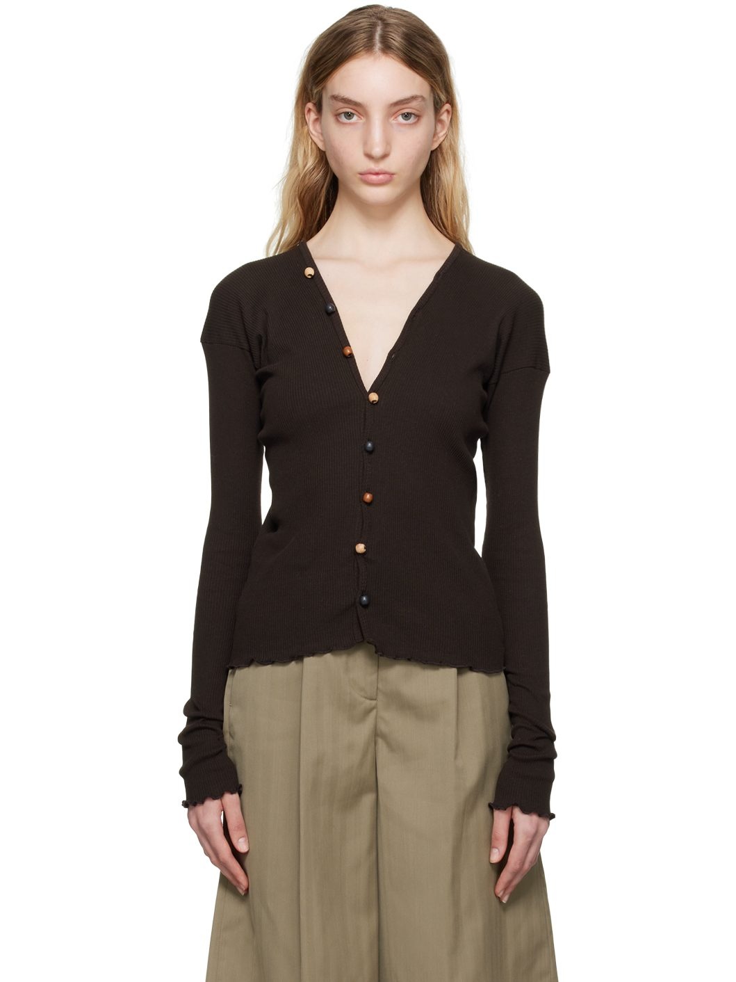Brown Tav Cardigan - 1