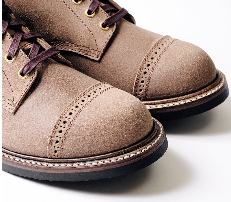 LK-014 Combat Boot Horween CXL Natural Roughout - 8