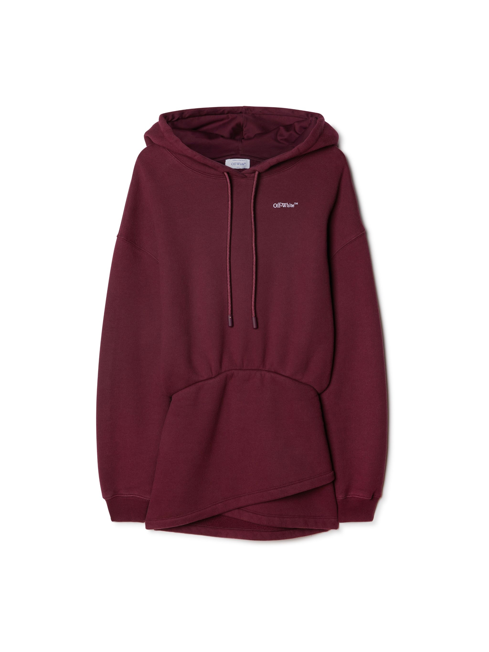 For All Book Hoodie Sweatdres Burgundy - 1