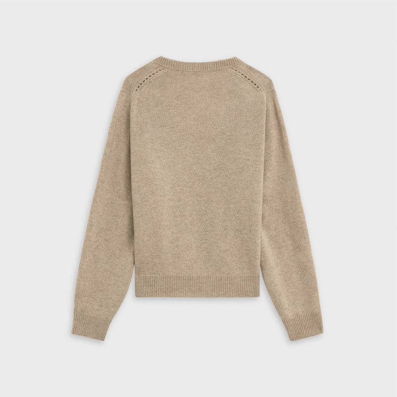 CELINE V-NECK SWEATER SULKY ICONIC IN CASHMERE outlook