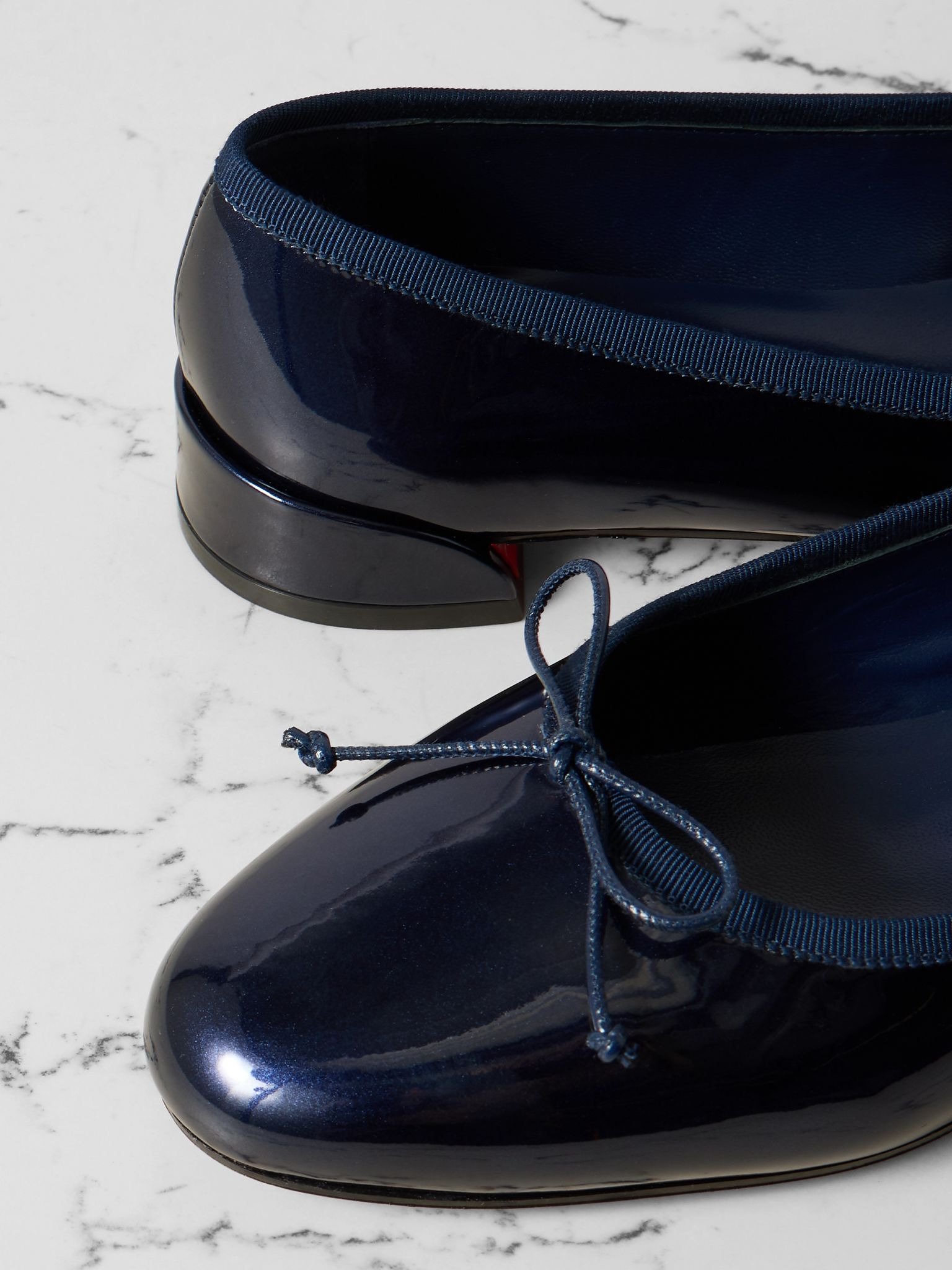 Sweetie Jane patent-leather flats Navy - 4