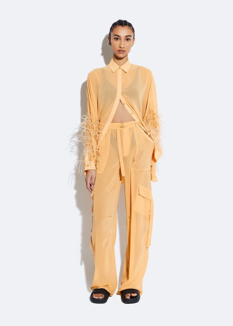 LAPOINTE Georgette Utility Pocket Pant outlook
