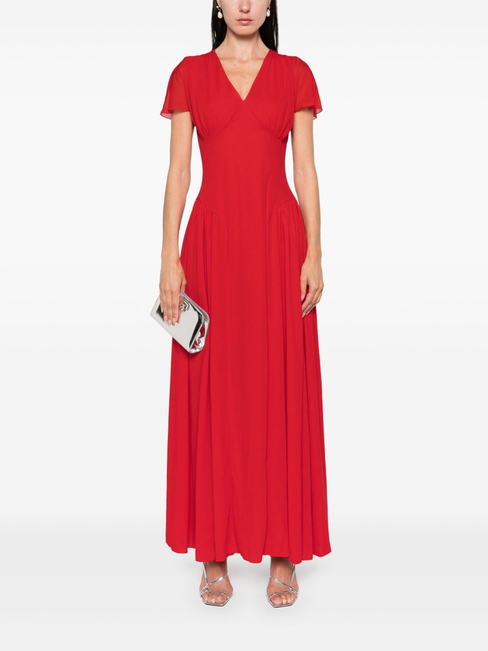 V-neck maxi dress - 2