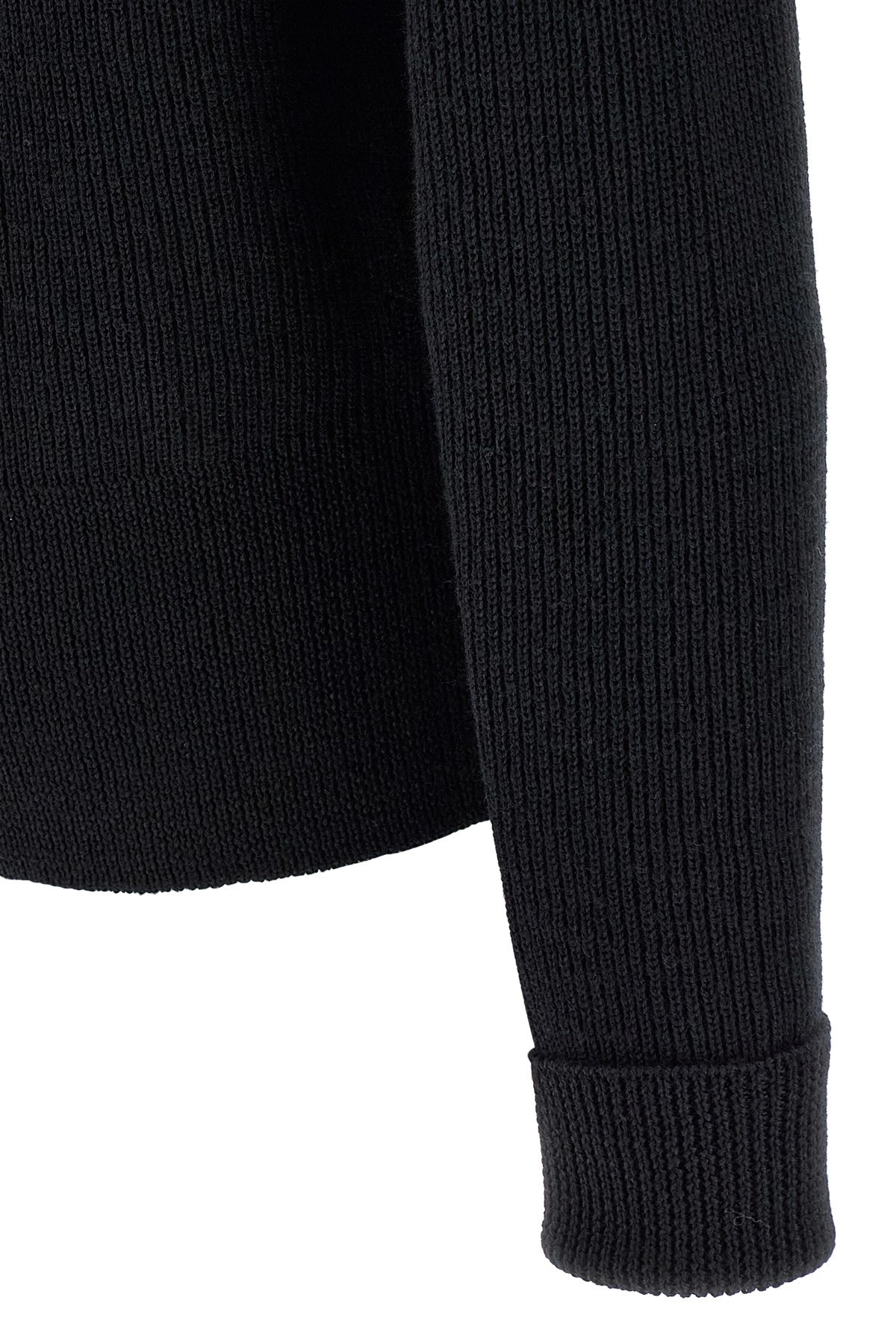 Ribbed wool sweater - 4