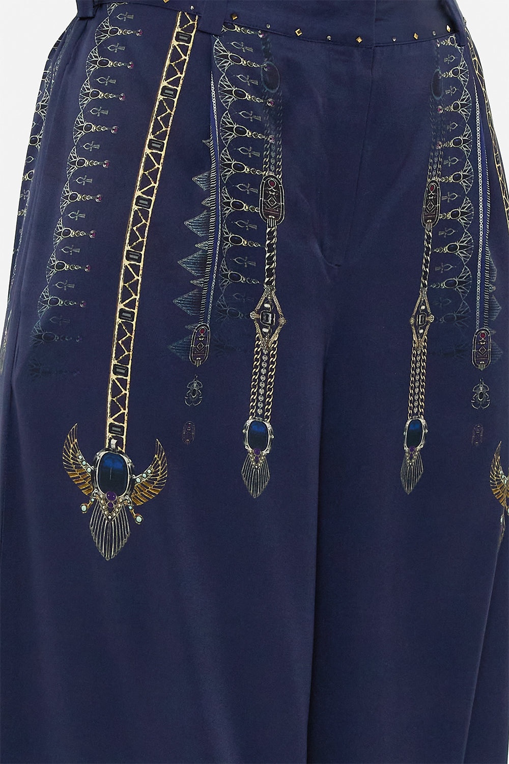 WIDE LEG WAISTED PANT - 6