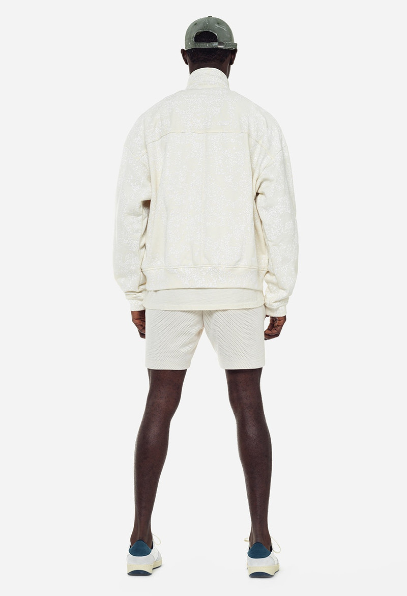 COATED TERRY STAND COLLAR FULL-ZIP 5