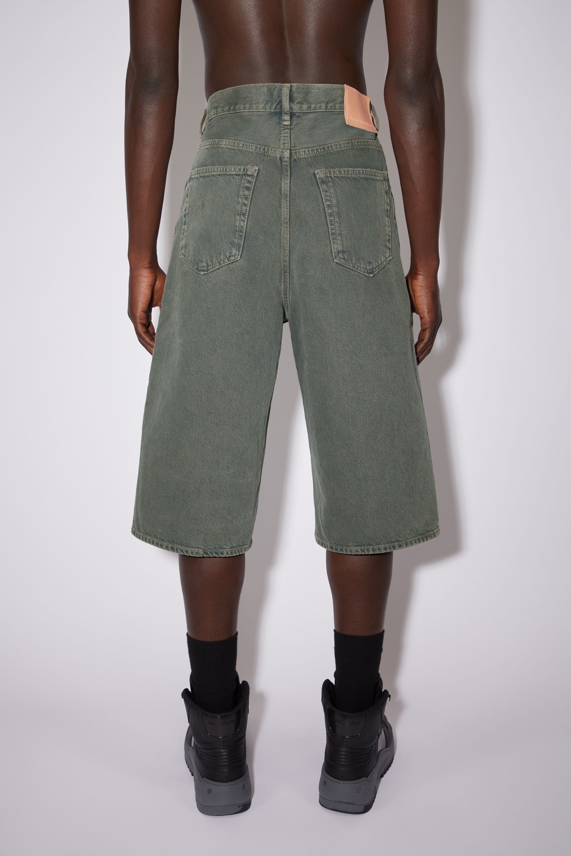Loose fit shorts - Blue/green - 3