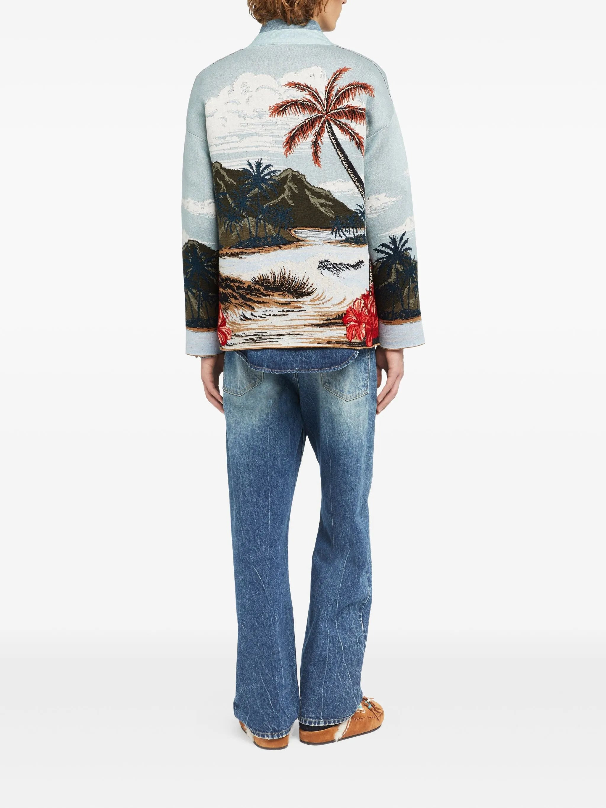 Alanui Hidden Bay Tropical-print Cardigan - 2