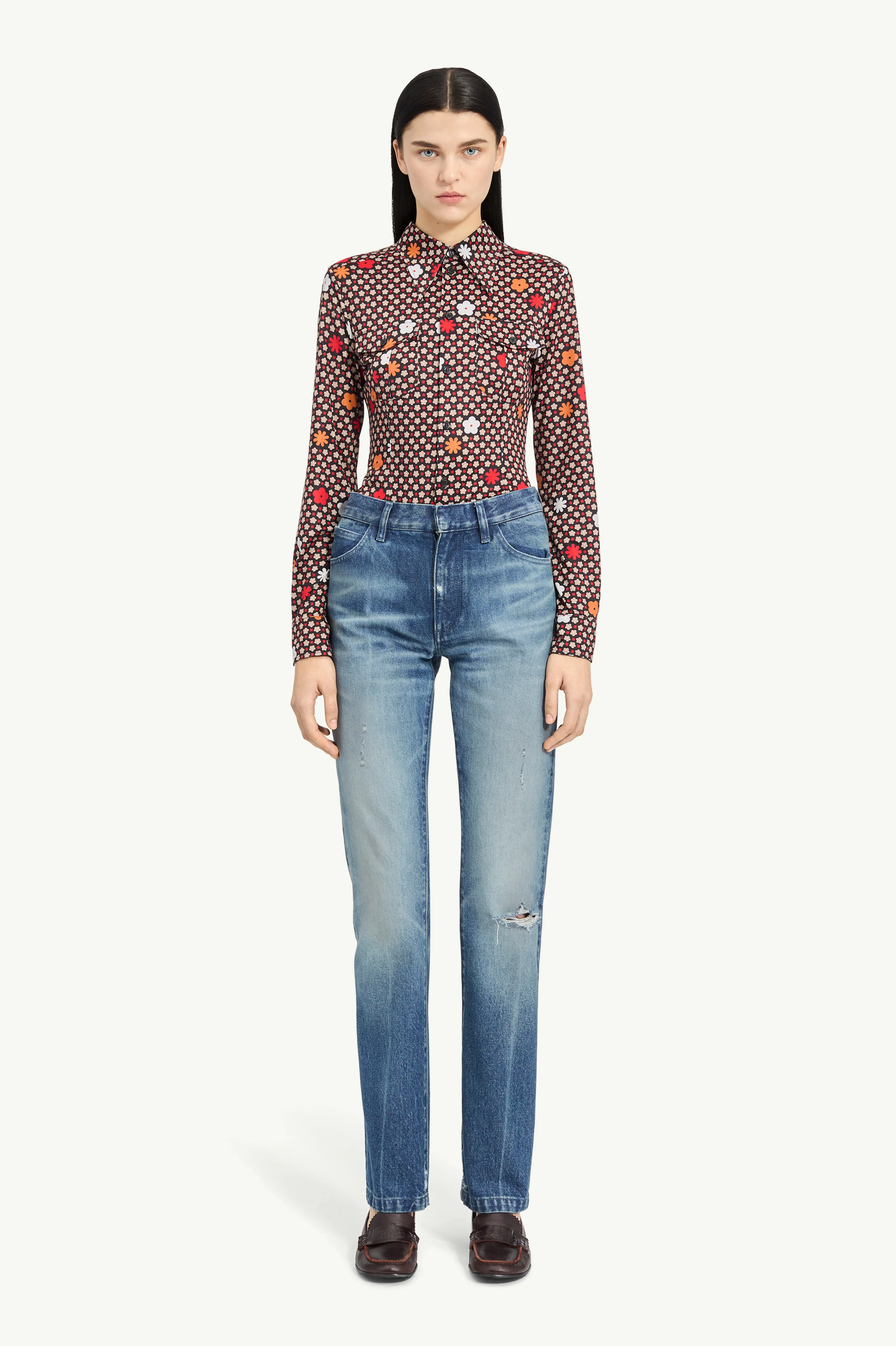 Straight-Leg Jeans - 1