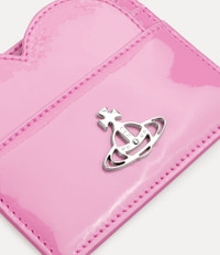 Vivienne Westwood SHINY PATENT HEART CARD HOLDER | REVERSIBLE