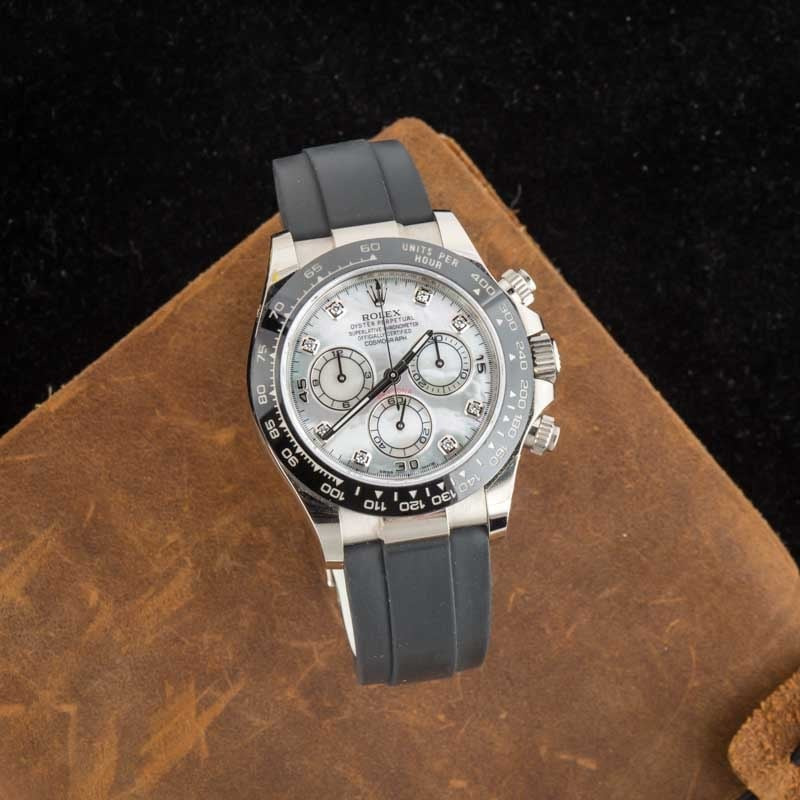 Rolex Daytona Ref 116519 Mother of Pearl Diamond Dial - 6