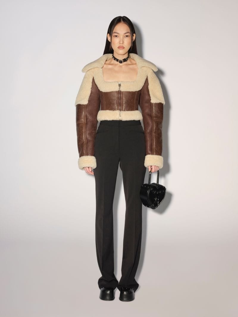 Ambush CROPPED SHEARLING JACKET outlook