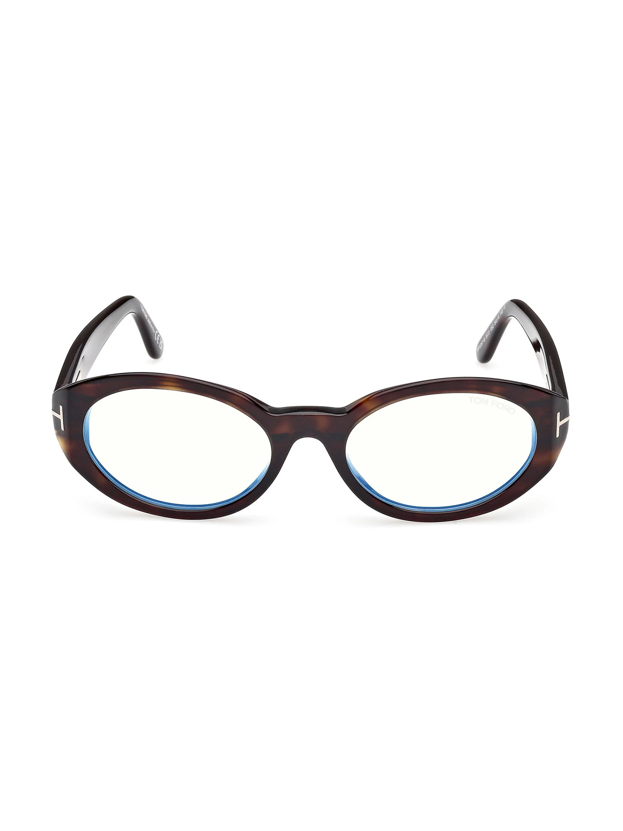 Women's 54MM Oval Optical Eyeglasses - Classic Dark Havana - 1