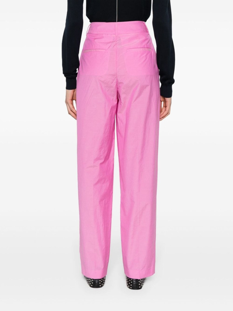 pressed-crease straight trousers 4