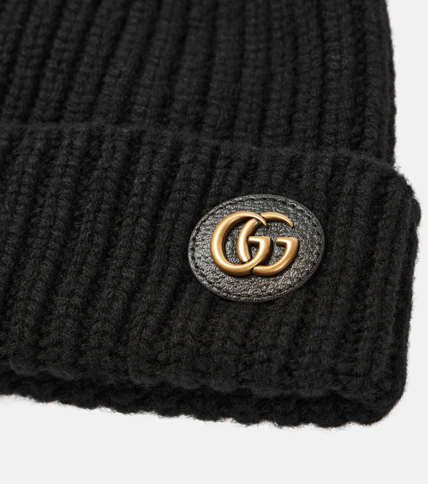 Victor Double G wool and cashmere beanie - 3