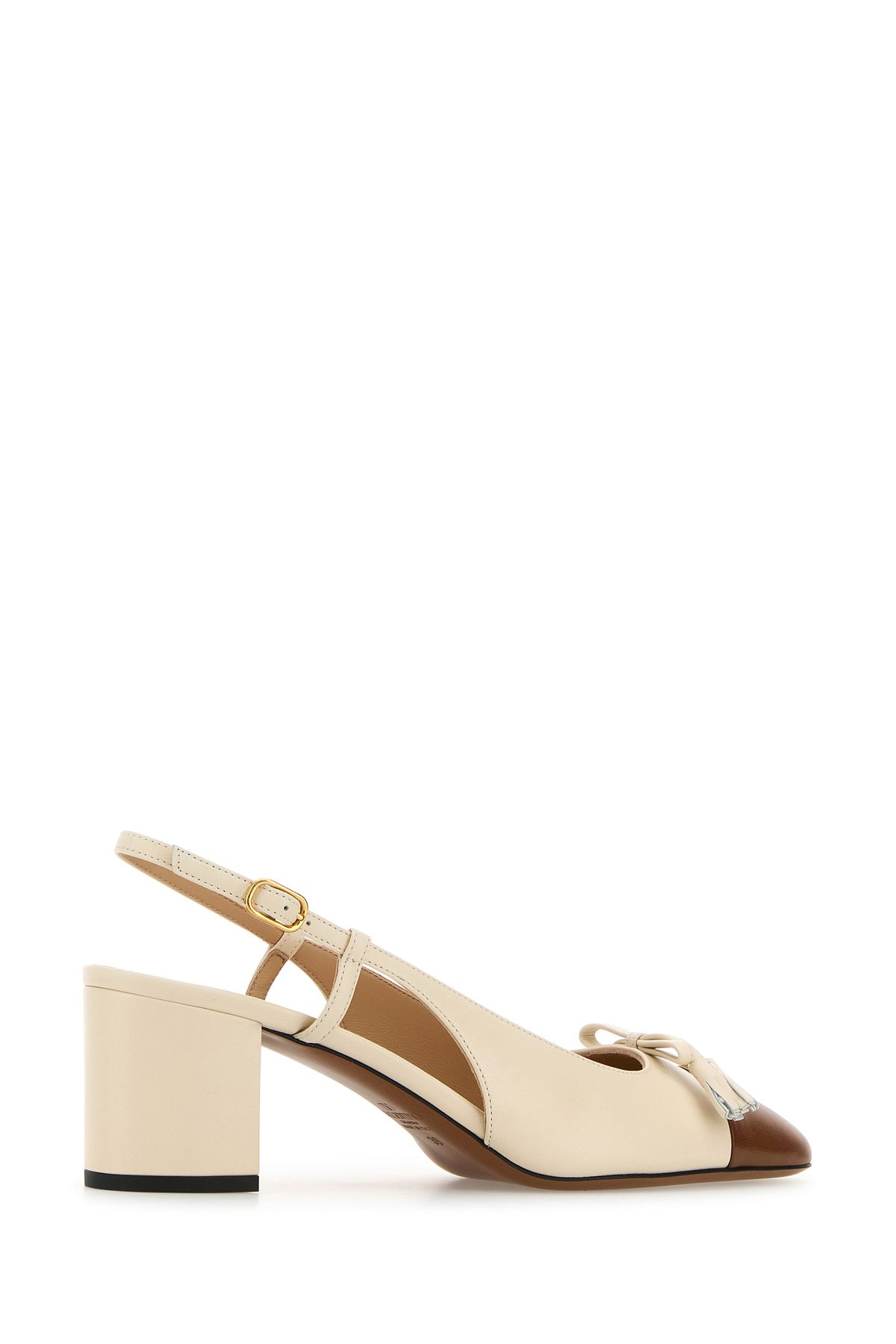 Sand leather VLogo Signature pumps - 3