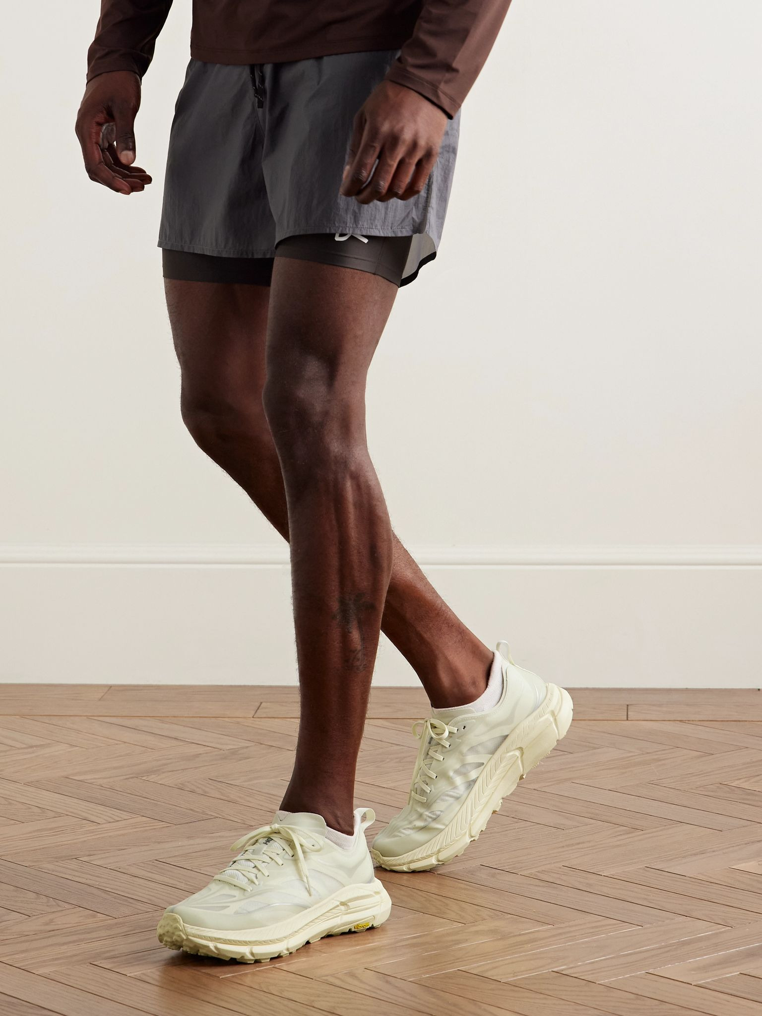 Mafate Speed 4 Lite Ripstop Running Sneakers Cream - 2