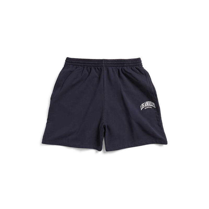 Cities Los Angeles Sweat Shorts in Navy Blue 1