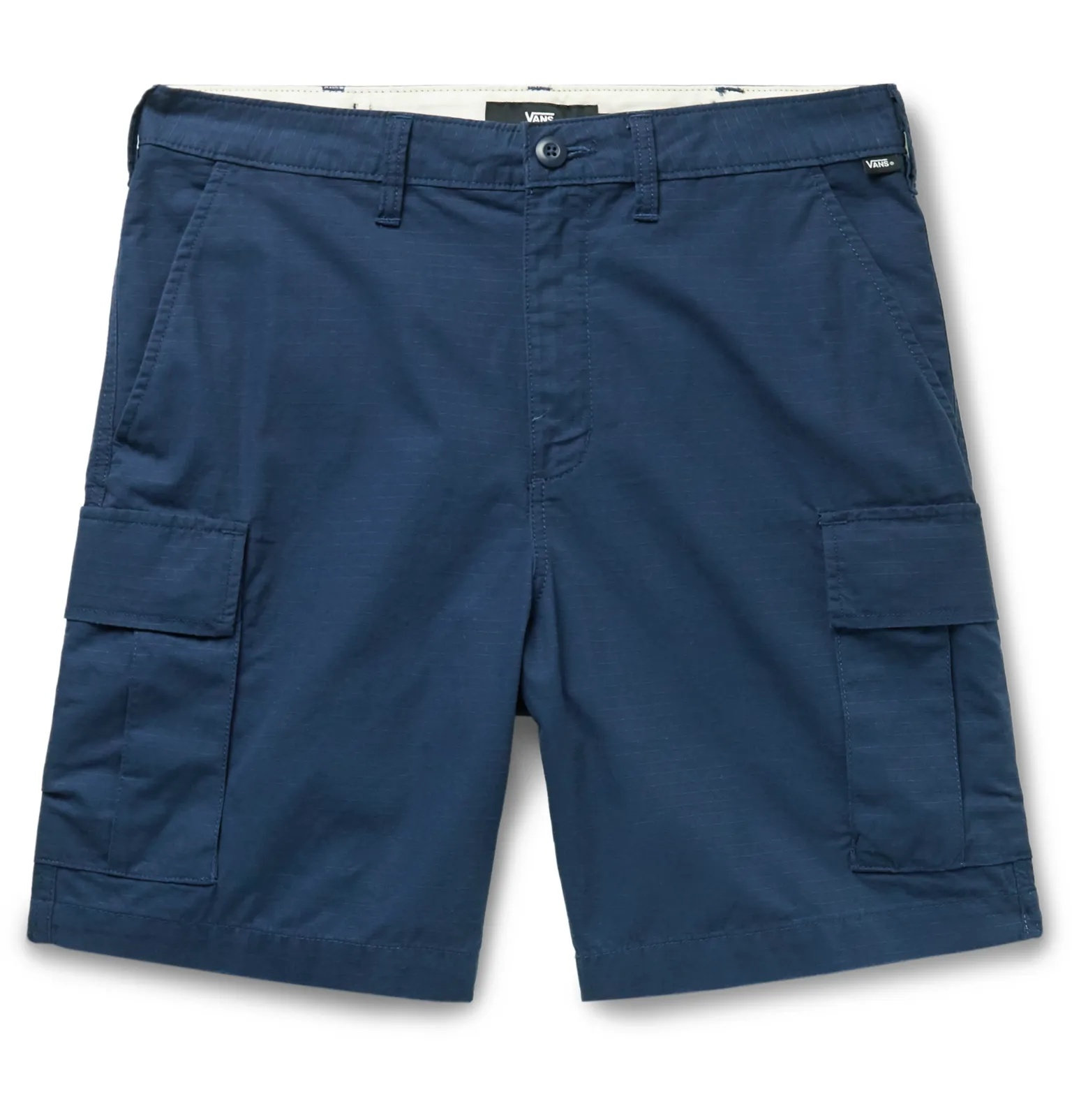 Cotton-Ripstop Cargo Shorts - 1